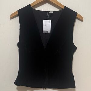 Chico's Elegant Black Sleeveless Blouse